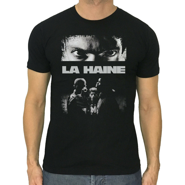 LA HAINE t shirt Vincent Cassel cotton black size S to 3XL French