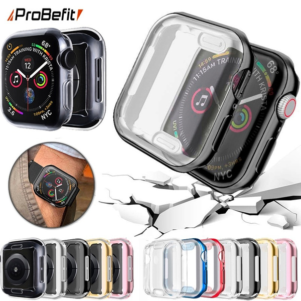 ProBefit 360 Slim Watch Cover para Apple Watch Case 5 4 3 2 1 42MM 38MM  Soft Clear TPU Protector de pantalla para iWatch 4 3 44MM 40MM | Wish