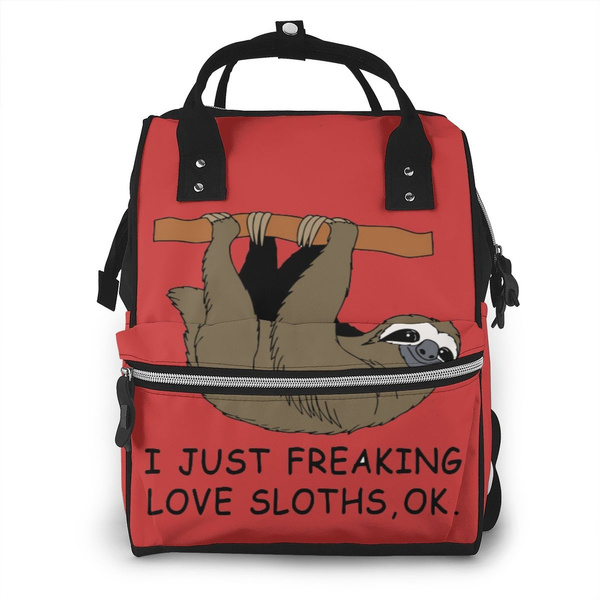 sloth diaper bag