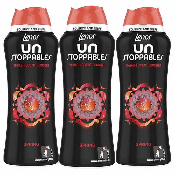 Lenor Unstoppables Spring In-Wash Scent Booster, Pack Of 3, 570g