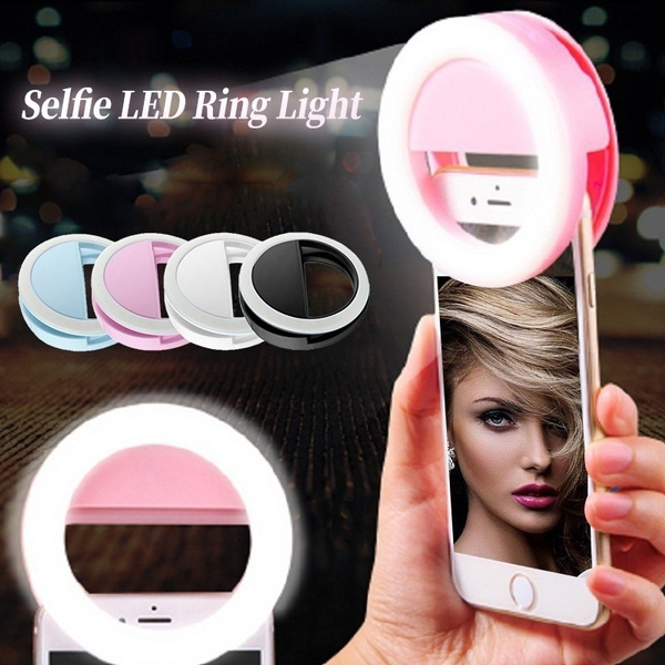 Universal Selfie Led Ring Flash Light Mobile Phone 36 Leds Selfie Lamp Ring Clipbattery） Wish