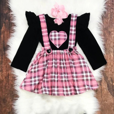 Baby, plaid, kids clothes, Winter