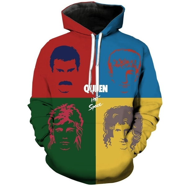 Sudadera Con Capucha Queen Band Freddie Mercury Sudadera Con Capucha Queen Band Freddie Mercury