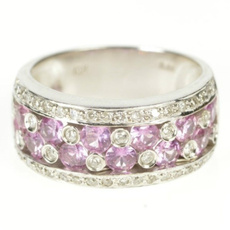Engagement, wedding ring, 925 silver rings, Lady Fashion