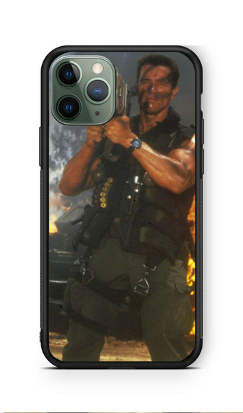 Arnold Schwarzenegger Commando Rocket Launcher Cell Mobile Phone Case For Iphone Samsung Huawei Xiaomi Case Cover