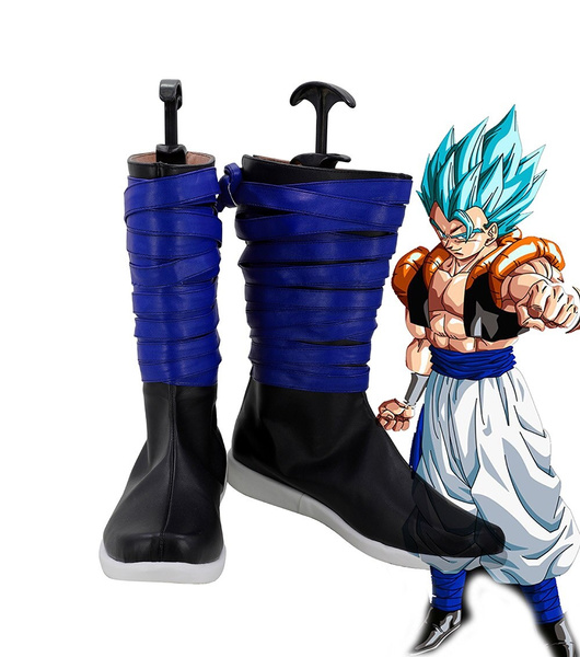 Dragon Ball Z Gogeta Cosplay Boots Blue Shoes