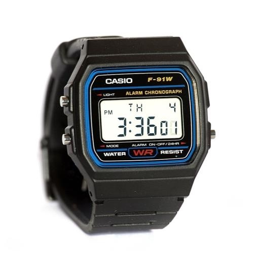 Casio Men's F91W-1 Classic Black Digital Resin Strap Watch | Wish