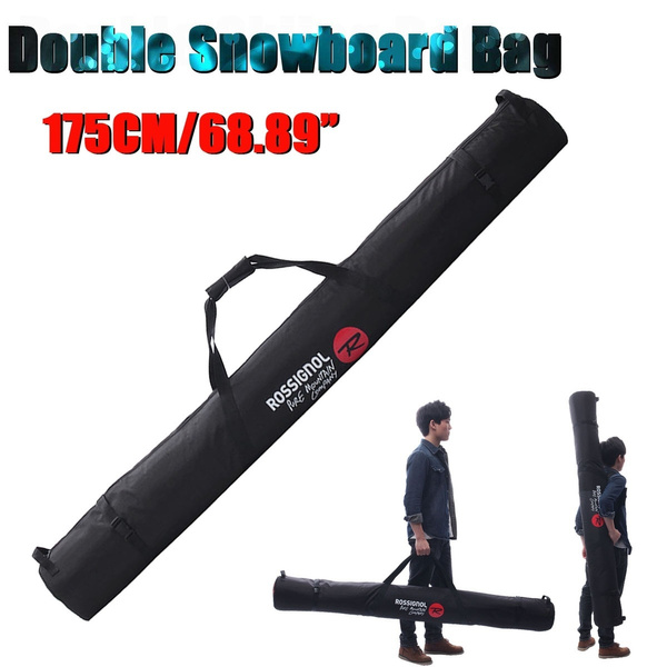 175cm/68.89 Inch Ski Bag for Double Snowboard Polyester Material Sport