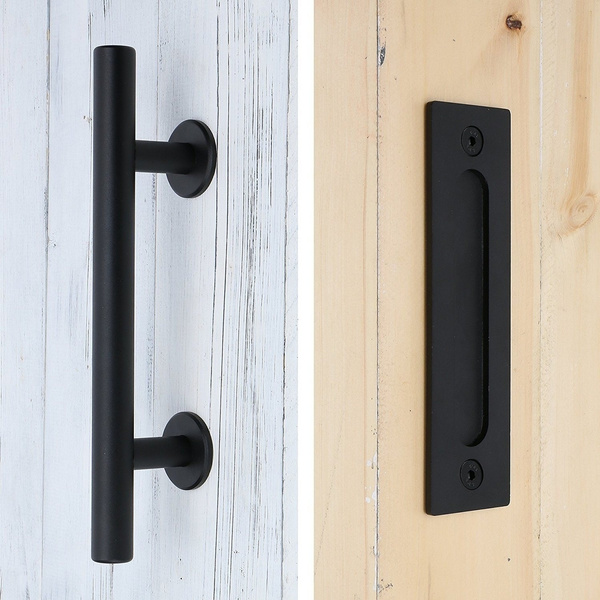 12 Inch Heavy Duty Pull And Flush Door Handle Set Sliding Barn Wish Heavy Duty Pull And Flush Door Handle, Sliding Barn Door Handle Set