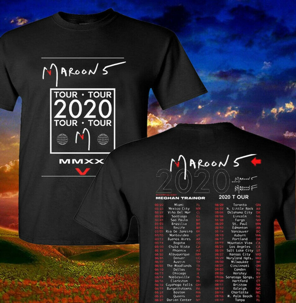 Maroon 5 2020 Concert Music Tour T shirt | Wish