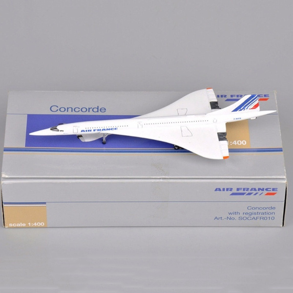 1/400 Airplane Replica Model Gift Plane Toy Concorde Air France 1976-2003 Diecas 
