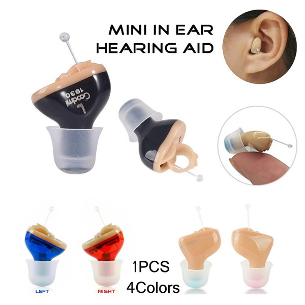 Portable Mini Inner Ear Invisible Hearing Aid Device CIC Adjustable ...