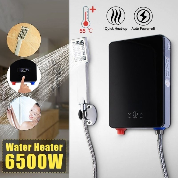 Instant Electric Water Heater Bathroom Bath Shower Tankless Hot Water ...