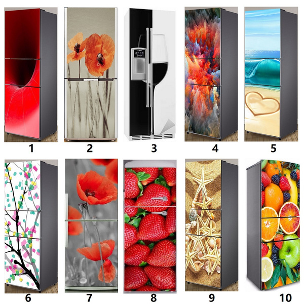 DIY: How to Wallpaper & Paint Your Refrigerator • Emily Rone Home