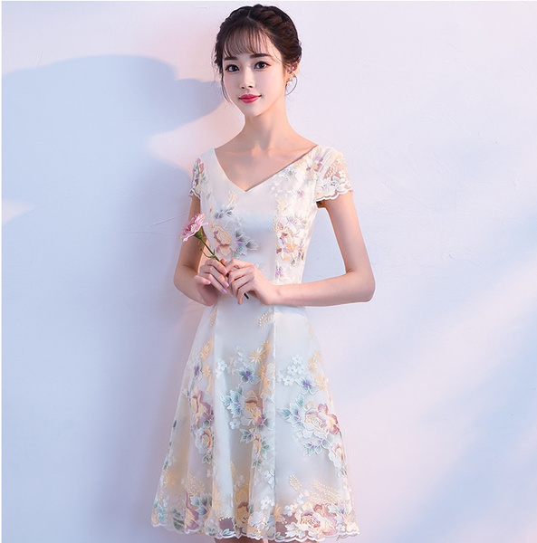 Oriental Style Dresses Qipao Women Traditional Dress Chinese Cheongsam Long Chinese  Dress Modern Qipao Cotton Linen Dress
