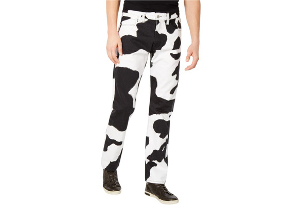 Calvin klein cow print deals pants