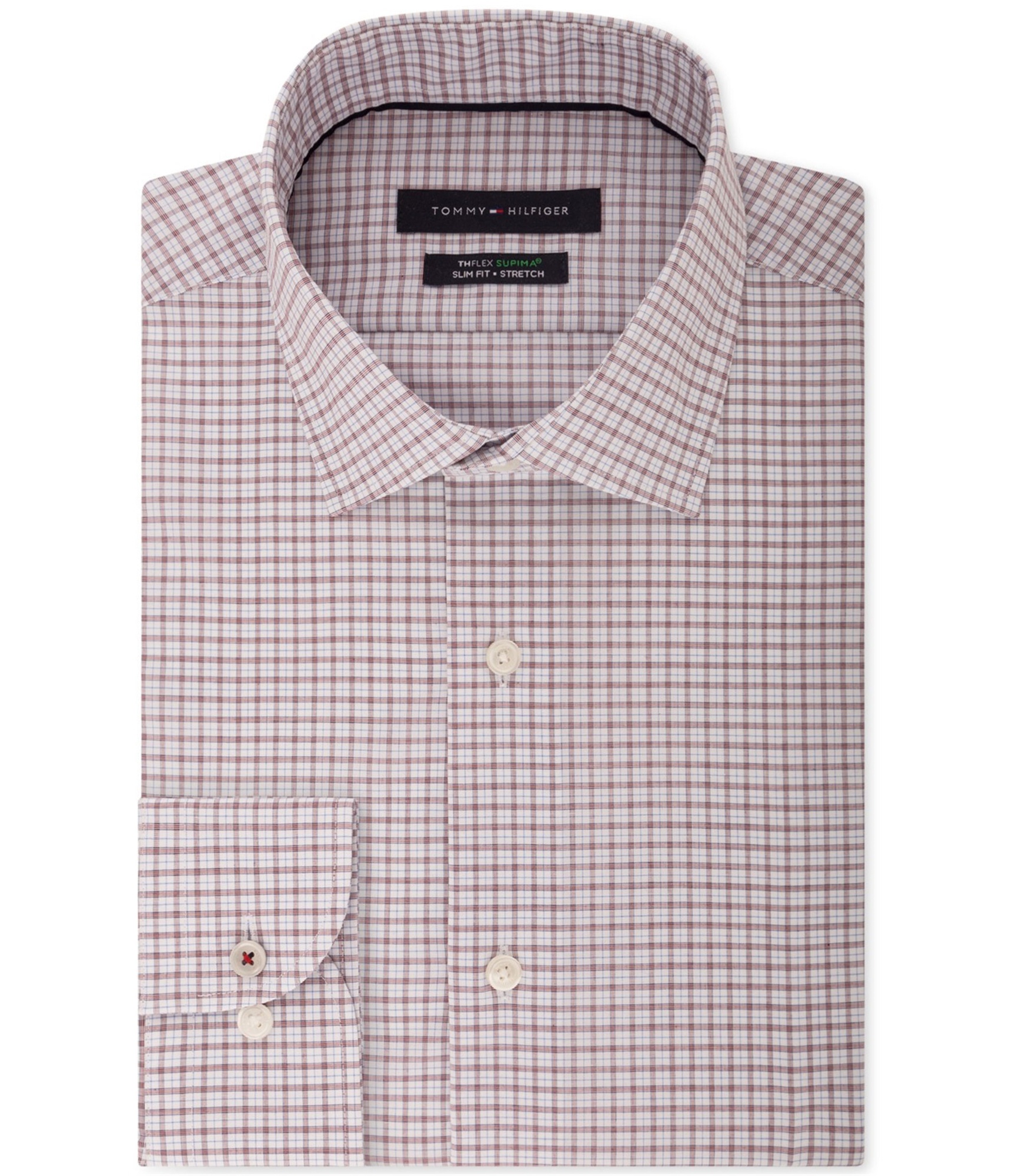 tommy hilfiger th flex supima dress shirt