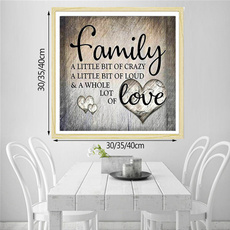 familyloveletter, DIAMOND, Love, Home Decor