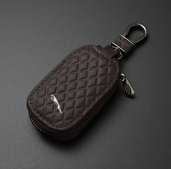 Leather Car Key Bag for Jaguar | Wish