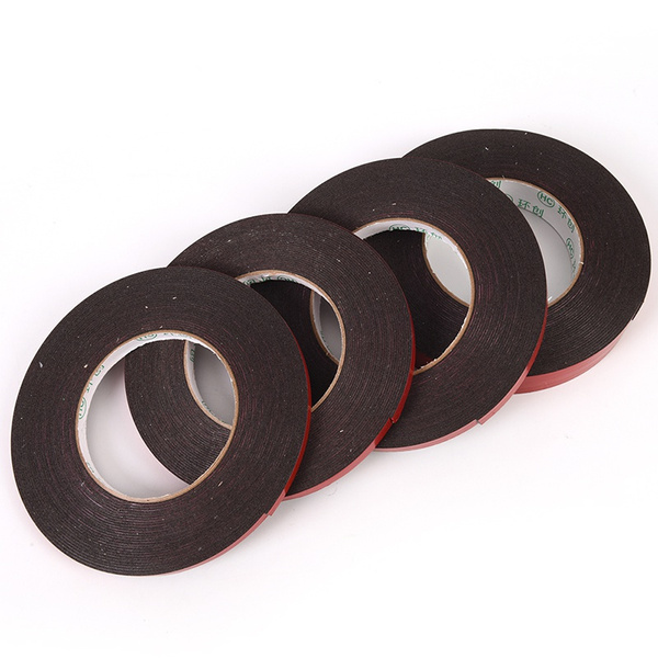 Strong Permanent Double-Sided Sticky Adhesive Glue Tape With Red