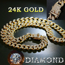 24kgold, mens necklaces, Jewelry, halskette