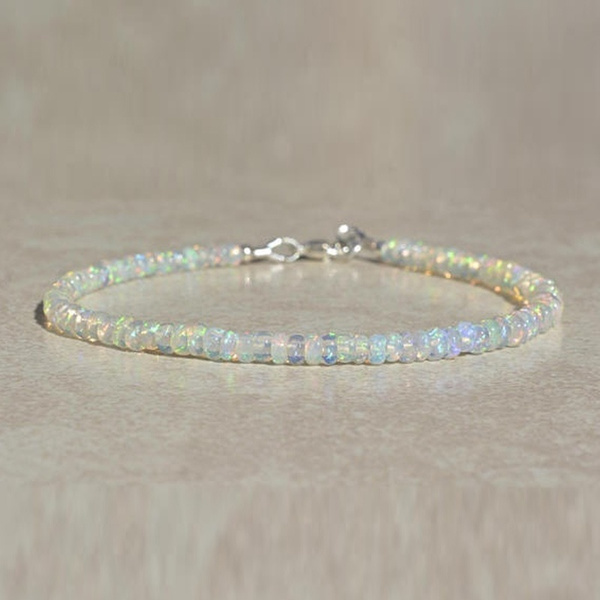 Opal on sale birthstone bracelet