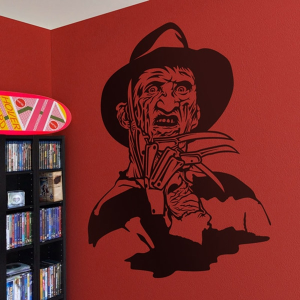 Freddy Krueger Wall Sticker Jason Voorhees Vinyl Decal Michael Myers