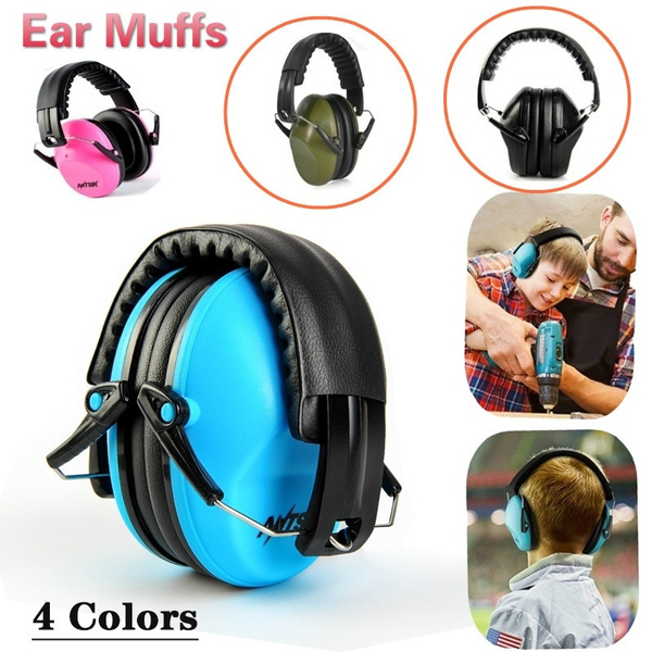 Protection Ear Muffs Construction Shooting Noise Reduction Safety Hunting Sports 
