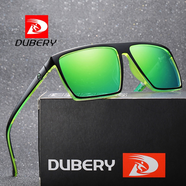 DUBERY Sport Polarized Sunglasses Outdoor Riding Fishing Square Glasses UV400 