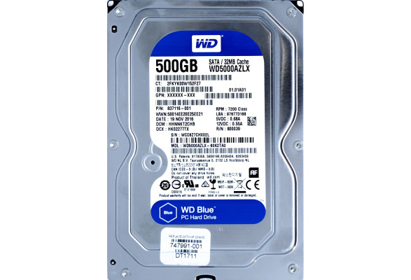 Refurbished Western Digital 837116-001 WD 500GB SATA 32MB Cache 7200RPM |  Wish