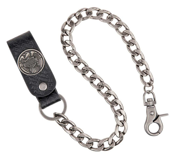 Harley-Davidson Men's Road Slayer 24 inch Wallet Chain, Antique Nickel ...