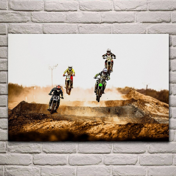 Art Poster Motocross sport