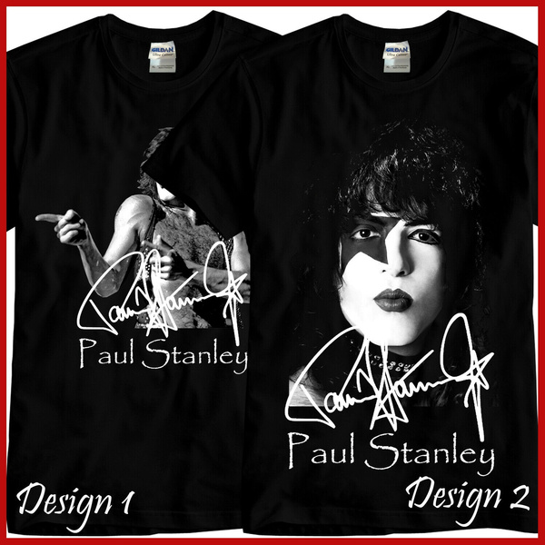 Paul Stanley KISS Rock Band Tribute CD Music Black T-Shirt TShirt Tee Size S-3XL
