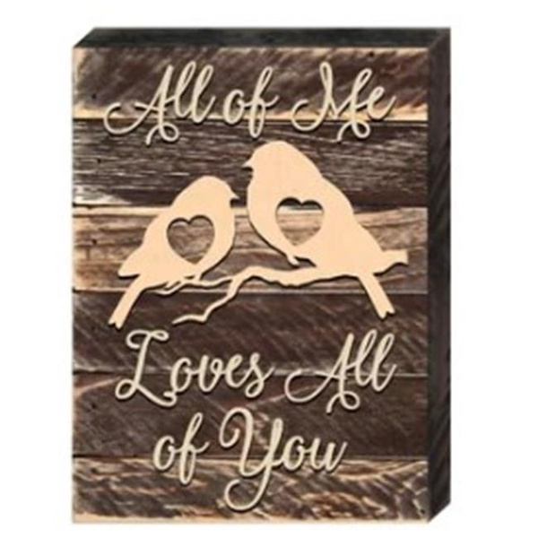 Designocracy 9873512 All of Me Birds Art on Board Wall Decor Wish