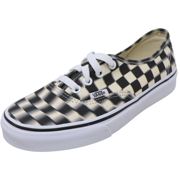 vans authentic checkerboard blur