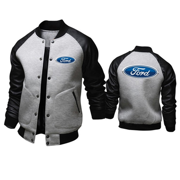 omverwerping oorsprong Katholiek Ford Logo Jacket Baseball Coats & Jackets Fashion Design Spring Autumn  Sports Slim Fit Men Baseball Jacket | Wish