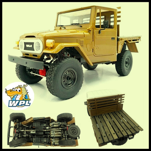 WPL C44KM Metal Edition Unassembled Kit 1/16 4WD RC Car Kit for Children Boys 