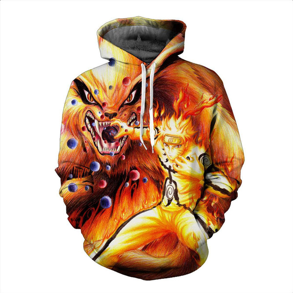 Nine tailed fox hoodie Clearance