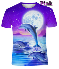 Fashion, dolphin, menssummershirt, T Shirts