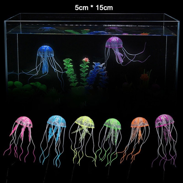 fake jellyfish tank aquarium