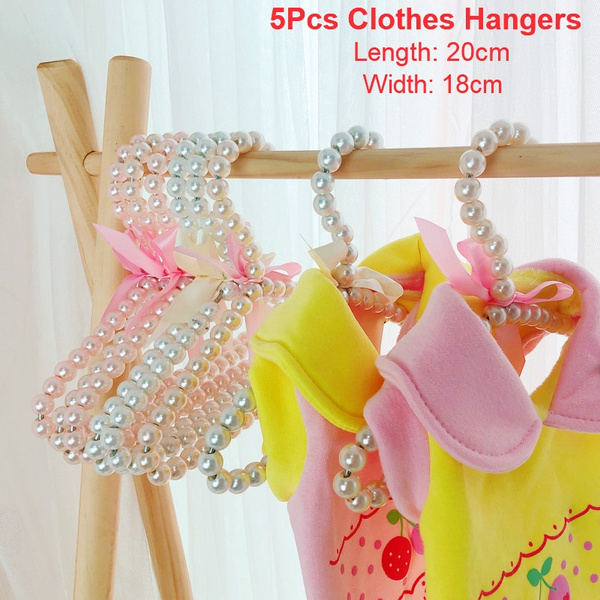 Plastic Kids Hangers with Clips