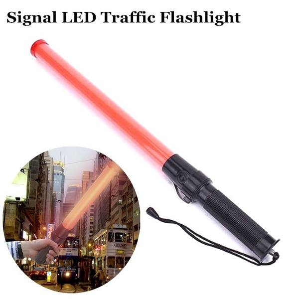 Signal LED Traffic Safety Wand Baton Road Control Warning Light Traffic
