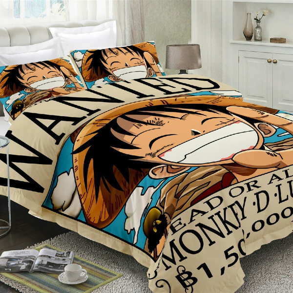 Amazon.com: NECEHY Anime Bedding Set 3 Pcs Anime Duvet Cover Set  Lightweight Soft Comforter Cover Bed Set for Boys Girls Teens with 2  Pillowcase,B-2081,Full:79