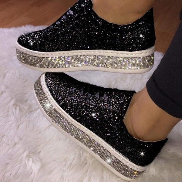 bling platform shoes