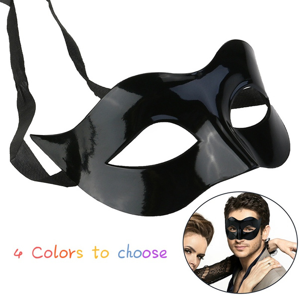 Mens Masquerade Ball Mask Ventian Costume Party Eye Mask Fancy Dress Geek