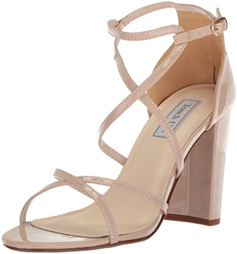 Touch Ups Women's Peyton Heeled Sandal, Nude, 8.5 M US | Wish