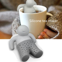 Poo Turd Shape Silicone Tea Strainer Filter Infuser Prank Trick Prop Drink Tool