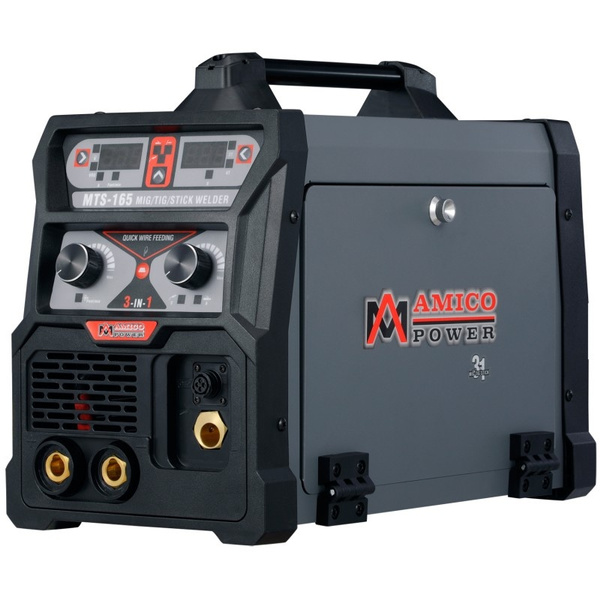 MTS-165, 165 AMP MIG/TIG/STICK ARC 3-IN-1 COMBO WELDER, MIG GUN OR ...