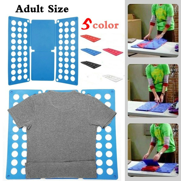 T-Shirt Clothes Folder Large Magic Fast Organizer Laundry Folding Board Adult 