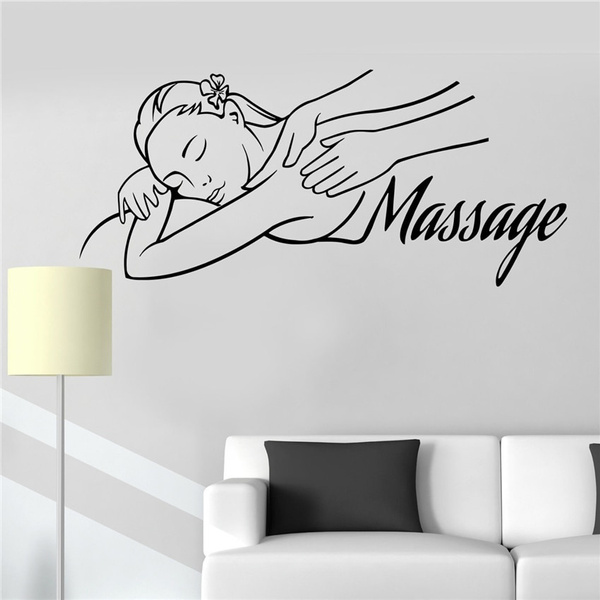 Massage Logo Vinyl Wall Decal Room Spa Woman Relax Beauty Stickers Home Decor Removable Murals Wish - Spa Wall Art Stickers Massage Logo Vinyl Wall Decal Room Spa Woman Relax Beauty Stickers Home Decor Removable Murals Wish - Spa Wall Art Stickers